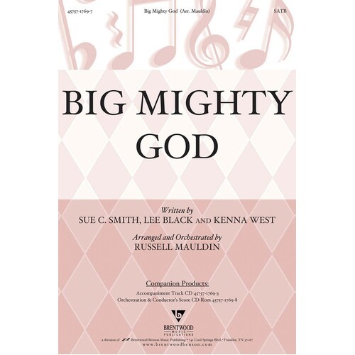 Big Mighty God SATB