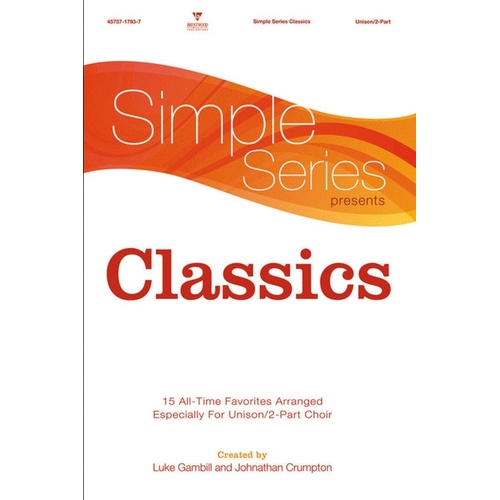 Simple Series Classics Book Unison/2Pt