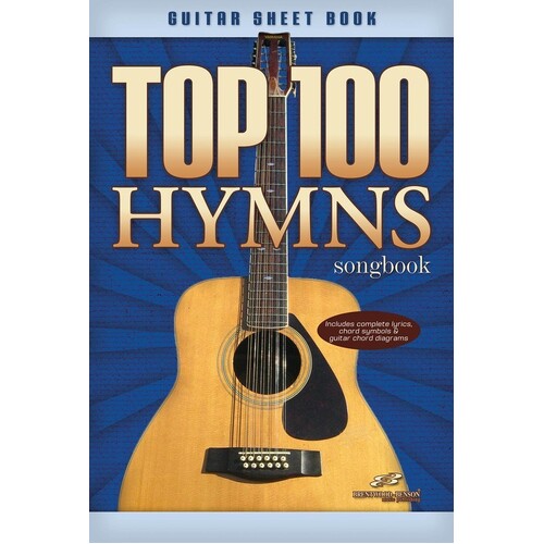 Top 100 Hymns Guitar Songbook Guitar (Softcover Book)