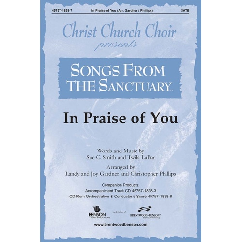 In Praise Of You SATB