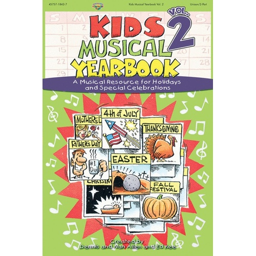 Kids Musical Yearbook V2 Unison/2Pt