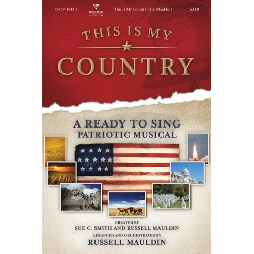 This Is My Country Book SATB