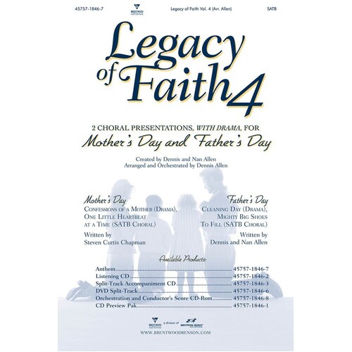 Legacy Of Faith 4 SATB