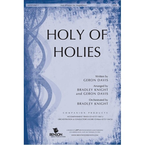 Holy Of Holies SATB