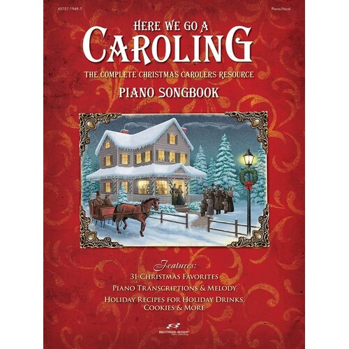 Here We Go A Caroling Piano Book (Softcover Book)