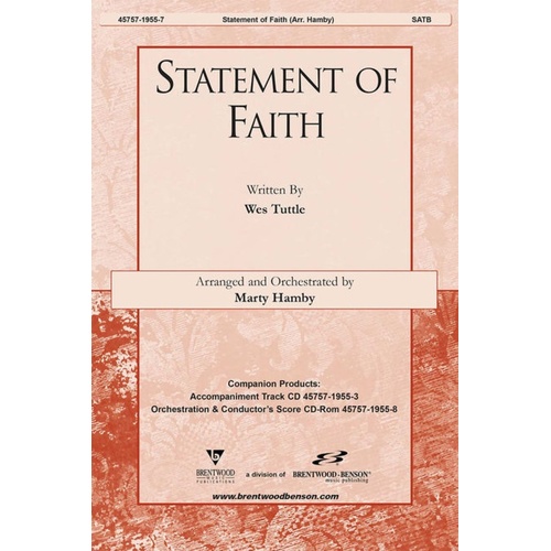 Statement Of Faith SATB