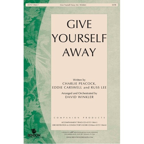 Give Yourself Away SATB