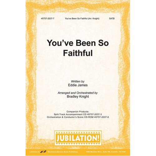 Youve Been So Faithful SATB
