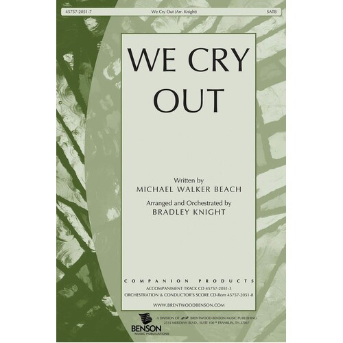 We Cry Out SATB