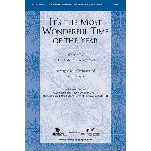 Most Wonderful Time Of Year SATB
