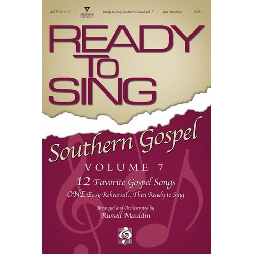 Ready To Sing Southern Gospel V7 SATB