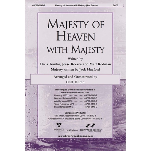 Majesty Of Heaven With Majesty SATB