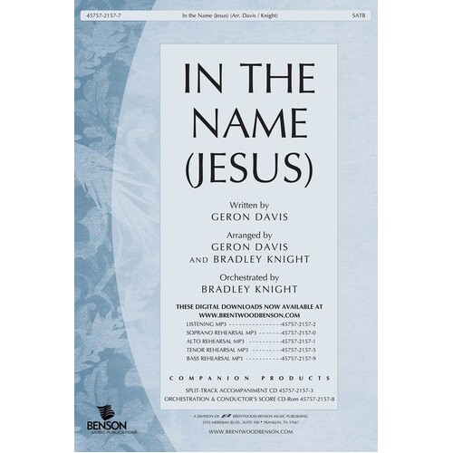 In The Name (Jesus) SATB