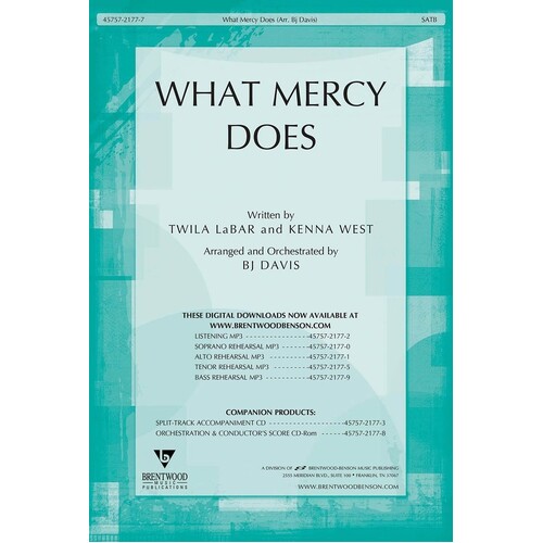 What Mercy Does SATB