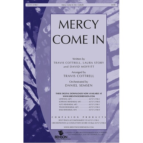 Mercy Come In SATB