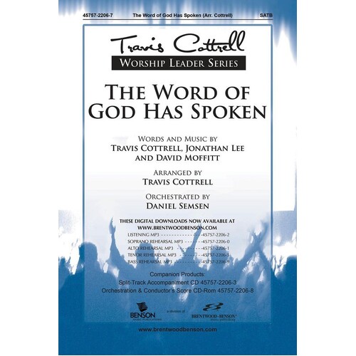 Word Of God Has Spoken SATB