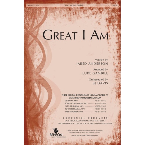 Great I Am SATB