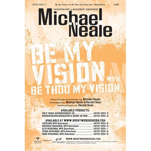 Be My Vision SATB