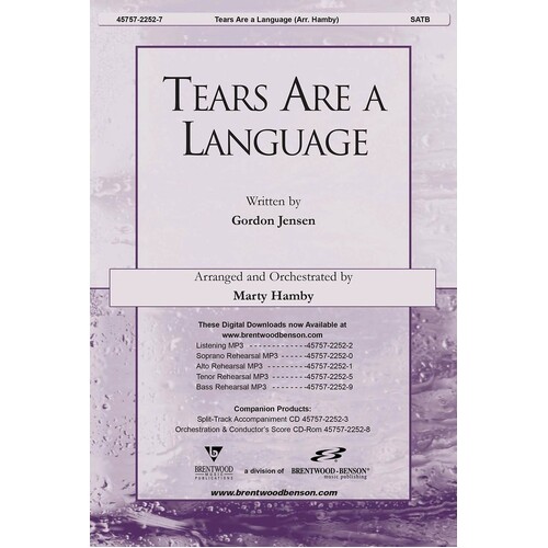 Tears Language God Understands SATB