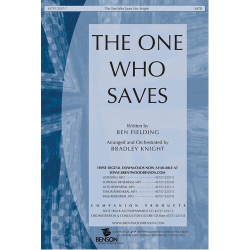 One Who Saves SATB
