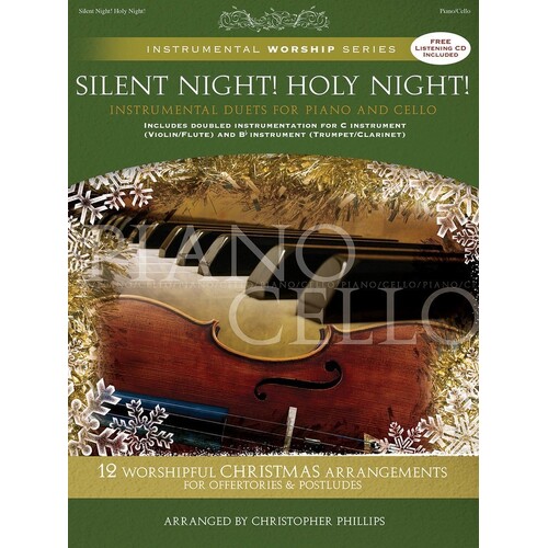 Silent Night Holy Night Piano/Vc Book/CD 
