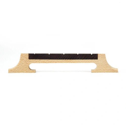 5-String Banjo Bridge Maple with Ebony Insert 1/2 Inch Made in Germany