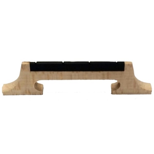 Maple 5-String Banjo Bridge with Ebony Insert 5/8inch