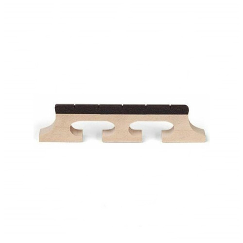 5-String Banjo Bridge - 11/16" Maple with Ebony Insert, Made in Germany