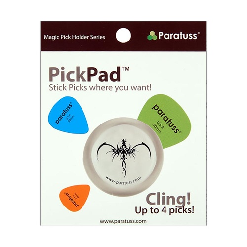 PickPad Dragon Pick Holder for Guitar - Heavy Duty, Holds 4 Picks, 30mm Diameter