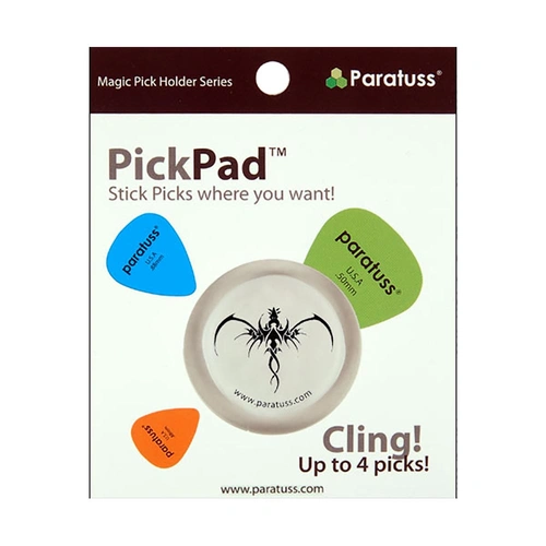 PickPad Pick Holder Dragon - Heavy Duty, Holds 4 Picks, 30mm Diameter, Easy to Clean, Ideal for Polyurethane or Shellac Finishes