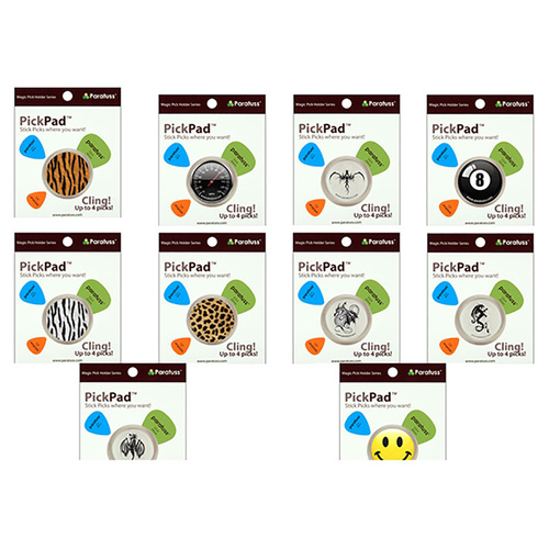 PickPad Self-Adhesive Pick Holder - 10 Pack for Guitar