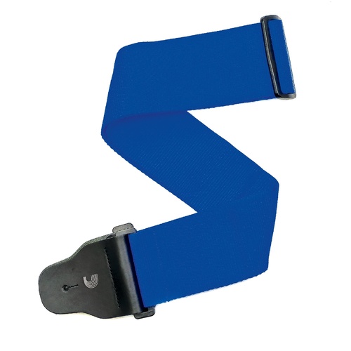 Woven Guitar Strap,  3" Wide Blue, by D'Addario
