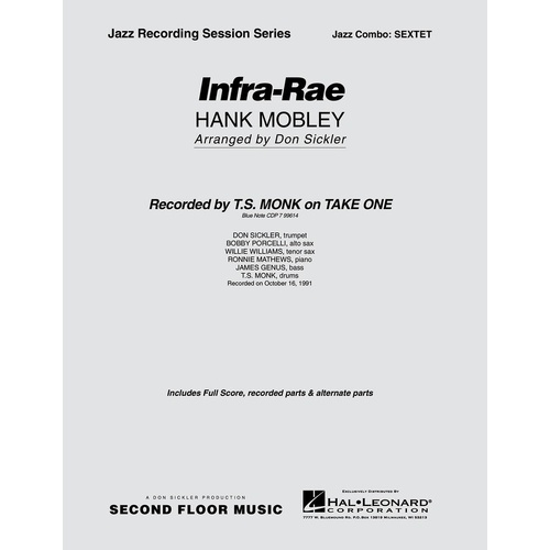 Infra Rae Sextet 3 Horns Plus Rhythm Gr 4-5 (Music Score/Parts)