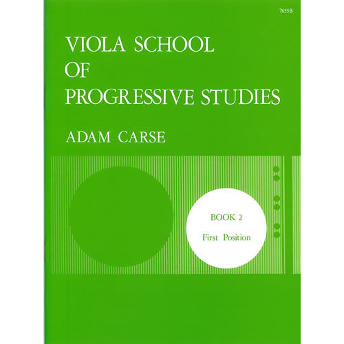 Carse Viola School of Progressive Studies Book 2 - Viola Sheet Music and Method Book