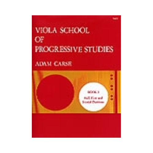 Carse Viola School of Progressive Studies Book 3 - Viola Sheet Music, Tutors and Method Books