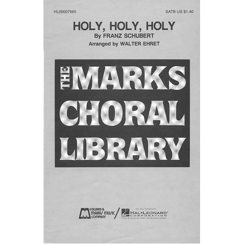 Holy Holy Holy Unacc SATB (Octavo)