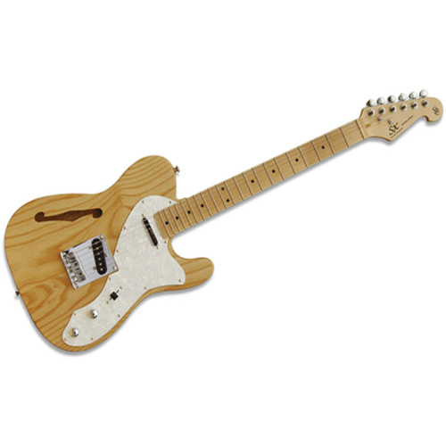 Essex Ash Series Solid American White Swamp Ash Body Bound Maple Fingerboard
