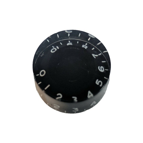 US Fitting Control Knob Black with Clear Top