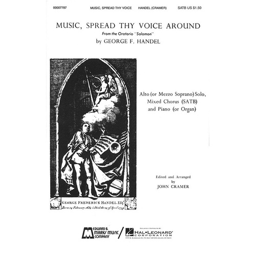Music Spread Thy Voice Around SATB (Octavo)