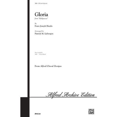 Gloria SATB Arr Liebergen