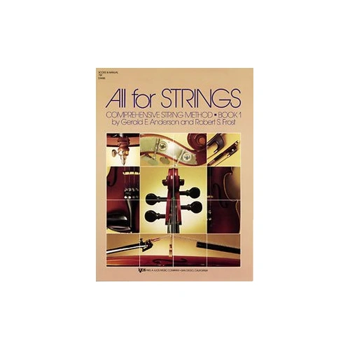 All for Strings Book 1 Score/Manual by Gerald Anderson & Robert Frost