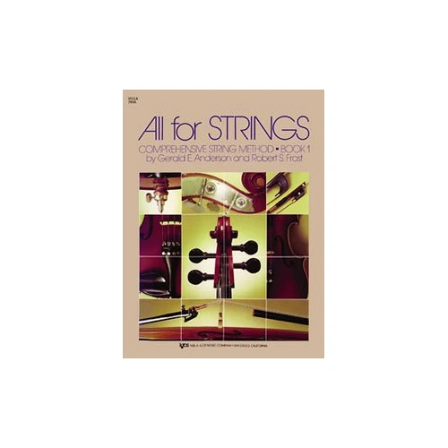 All for Strings Book 1 Viola by Gerald Anderson & Robert Frost, 48 Pages, Kjos Music Company