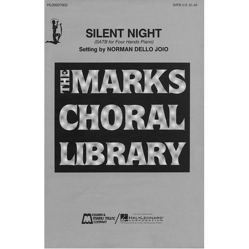 Silent Night SATB Arr Dello Joio (Octavo)
