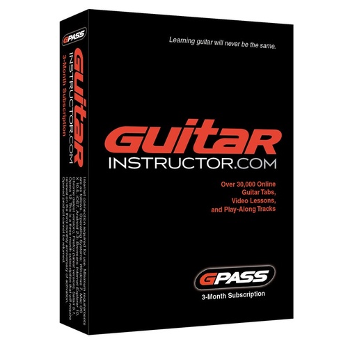 Guitarinstructor.Com Gpass 3 Month Subscription (Package)