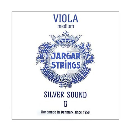 Jargar Viola String C Silver Medium Blue Pack