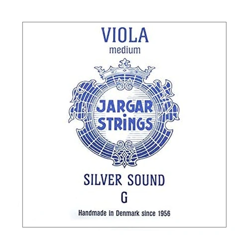 Jargar Viola String C Silver Medium Blue Pack
