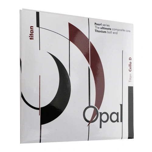 Opal Titan Steel Core Cello String D with Alloy Winding and Titanium Ball