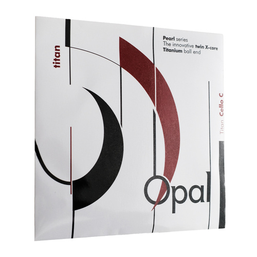 Opal Titan Steel Rope-Core Cello String with Tungsten Winding - C