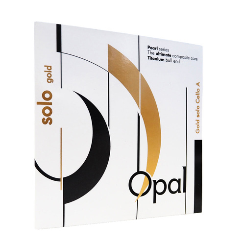 Opal Gold Soloist Cello A String - Steel Core, Stainless Steel Winding, 18kg Tension, 69.5cm Vibrating Length