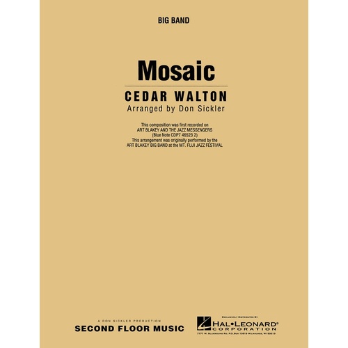 Mosaic Sfmbb Gr 4-5 Arr Sickler (Music Score/Parts)